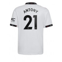 Manchester United Antony #21 Fotballklær Bortedrakt 2022-23 Kortermet